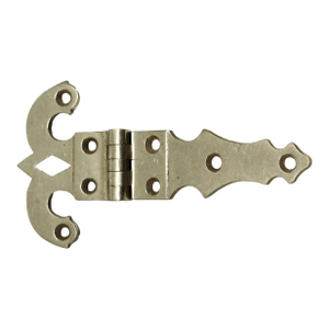 Vintage Nickel Finish Ice Box Hinge