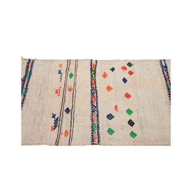 Vintage Decorative Small Kilim Rug - 2`0″ X 4`3″ Ft. For Sale - Image 4 of 6
