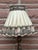 Vintage Empire Table Lamp in Brass with Fabric Shade, 1960s For Sale - Image 9 of 11