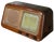 Radio 2105 in Bakelite and Briarwood by CGE, 1940s For Sale