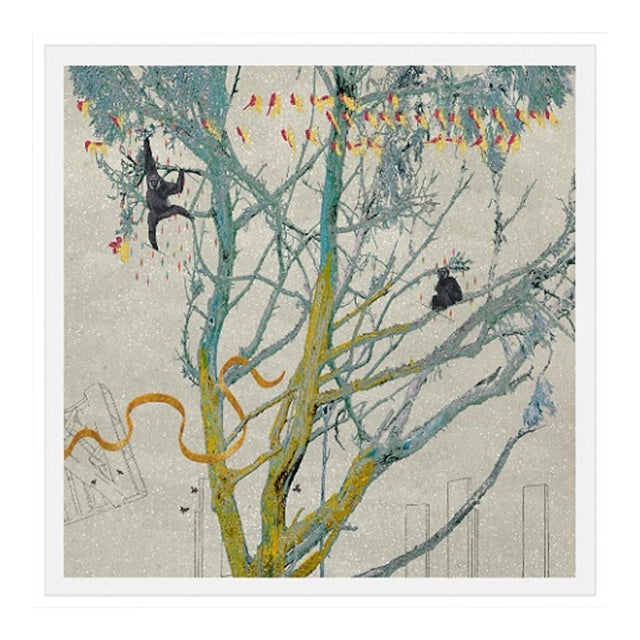 The Laughing Tree by Steve Moors 26"x26" Framed For Sale