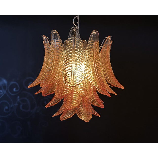 Mid-Century Modern Italian 6-Tier Chandelier in Murano Glass For Sale - Image 3 of 18