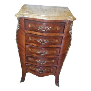 Vintage Louis XV Style Chest of Drawers, 1960 For Sale