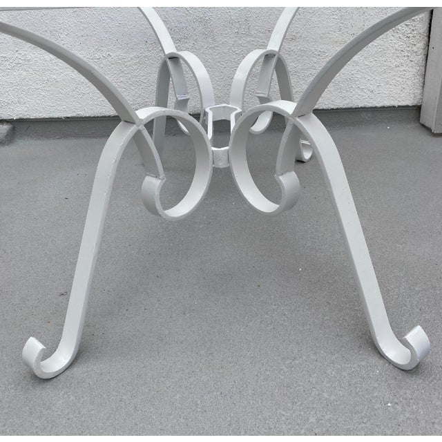 Unusual Vintage Glass Top French Coffee Table. For Sale - Image 12 of 13