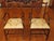 1980s Set of 10 Kittinger Mahogany Chippendale Dining Chairs With Gold Damask Fabric For Sale - Image 12 of 18