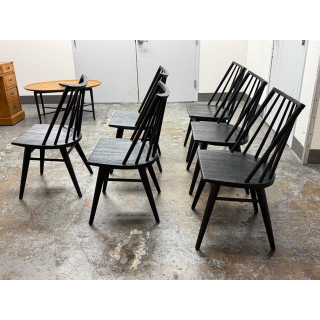 Four Hands Lewis Windsor Dining Chairs, Set of Four For Sale - Image 4 of 11
