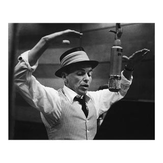'Frank Sinatra Recording Session' Unframed Archival Pigment Print For Sale