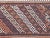 Nice mid-20th century Kilim with a geometric tribal design and beautiful colors with orange, purple, black and green,...
