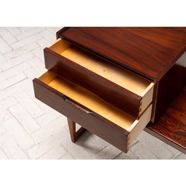 1960s Kai Kristiansen Rosewood Console For Sale - Image 10 of 13