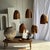 Large Pendant Light in Natural Organic Tubular Teak, 1980s For Sale - Image 4 of 11