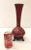 Early 20th Century Early 20th Century Red Enamel Bronze Vase For Sale - Image 5 of 6