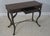 Traditional Leather Top Metal Base 1 Drawer Console Table For Sale - Image 3 of 18