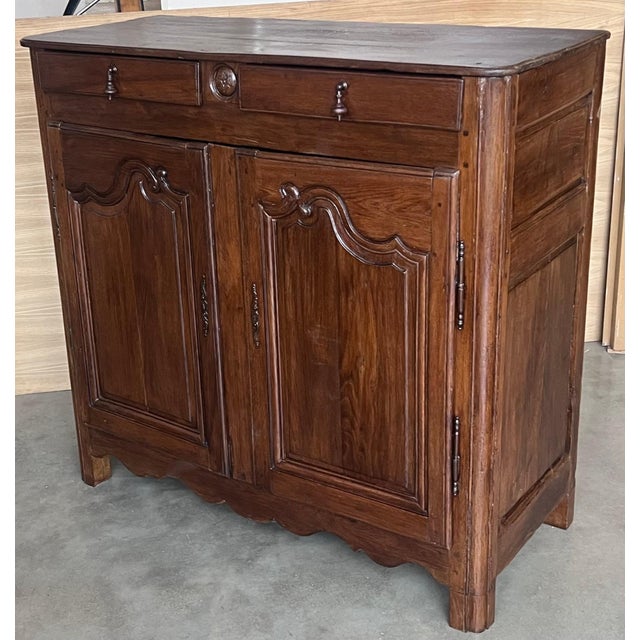 19th Century Spanish Walnut 2-Door Buffet For Sale - Image 18 of 18