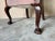 Vintage Cane Back & Claw Ball Feet Arm Accent Chair For Sale - Image 11 of 12