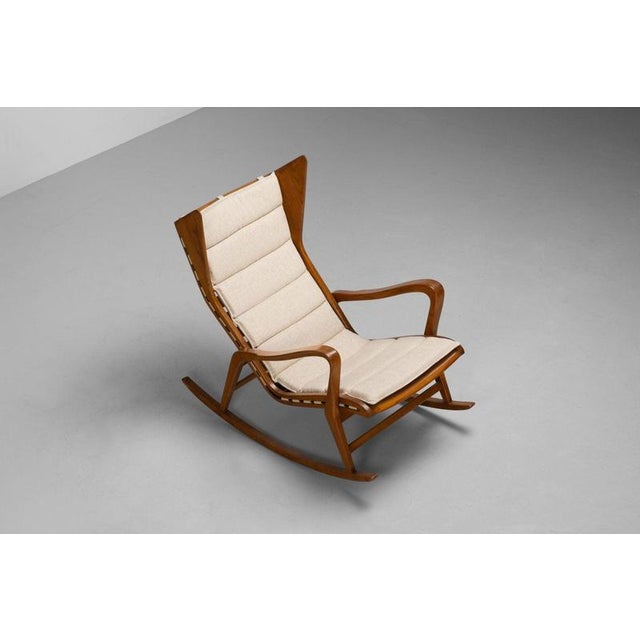 Rocking Chair Technical Studio from Ufficio Tecnico Cassina, Italy, 1955 For Sale - Image 13 of 18