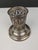 Mid 20th Century Vintage Sterling Silver Vase With Frosted Ribbed Art Glass Trumpet Insert, Art Deco Style For Sale - Image 5 of 15