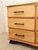 Vintage Sculptural Oak Wood Nine-Drawer Dresser For Sale - Image 4 of 12