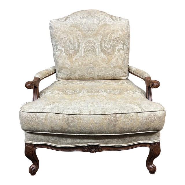 Ethan Allen Custom Harris Bergere Chair Chairish