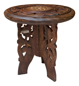 Vintage Hindu Side Table, 1980