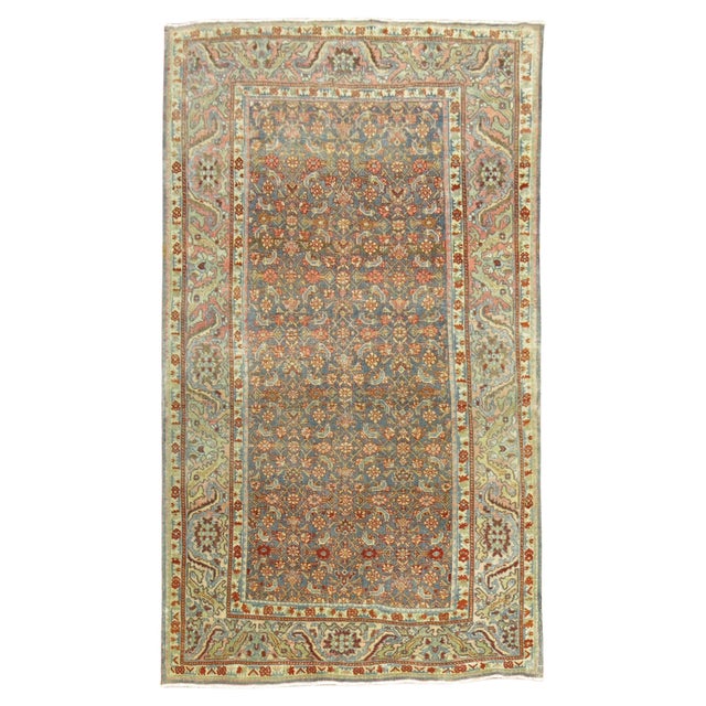 Textile Early 20th Century Persian Bidjar Rug For Sale - Image 7 of 18