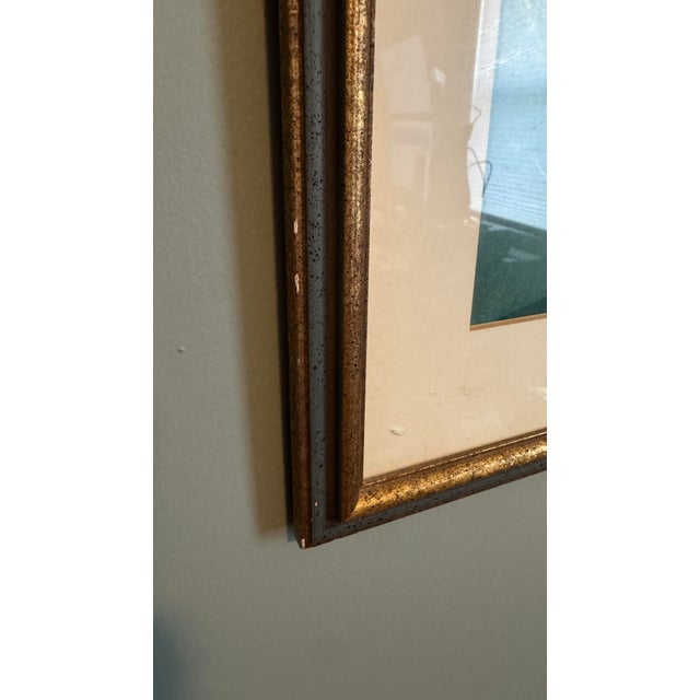 Art Deco 1922 Maxfield Parrish "Daybreak" Lithograph in Original Art Deco Period Frame For Sale - Image 3 of 5