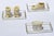 Transparent 1970s Gucci Style Rectangular Murano Art Glass Serving Dish - Set of 3 For Sale - Image 8 of 12