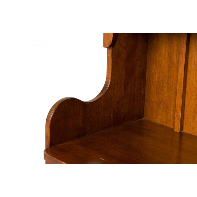 Contemporary Birch Wood Kitchen Hutch / Cabinet | Chairish