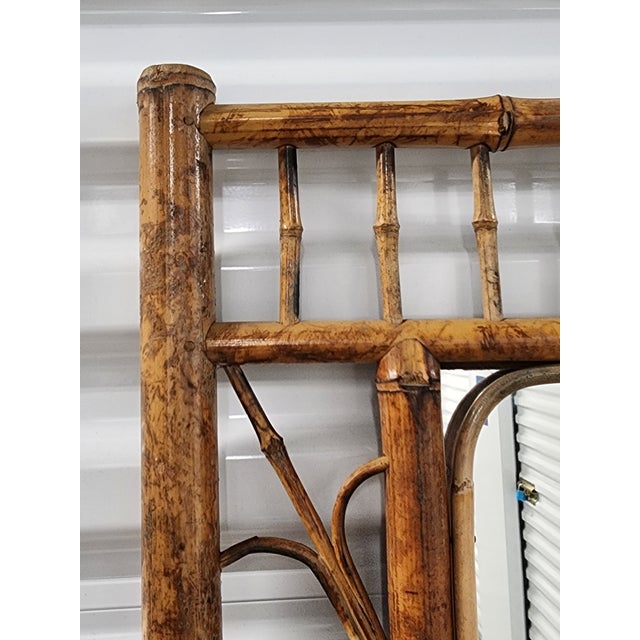 Mid-Century Tortoise Bamboo Hall Tree For Sale - Image 10 of 12