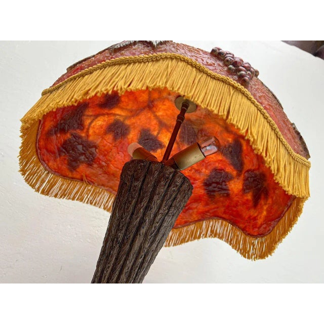Molded Plastic Sculptural Table Lamp with Grapes Decoration, 1970s For Sale - Image 16 of 18