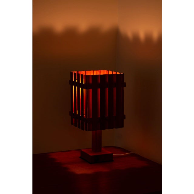 Swedish Sportstuge Pine Table Lamp For Sale - Image 5 of 12