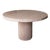 Bord D'éclat Travertine Round Dining Table 59" For Sale