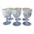 Set of 6 Frederick Carder for Steuben Crystal Port Wine Stems c.1930's For Sale