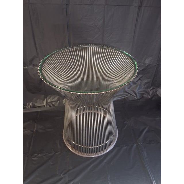 Warren Platner Mid Century Modern Authentic Warren Platner for Knoll / Side Table For Sale - Image 4 of 8