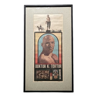 Sir Peter Blake Inscribed Doktor K. Tortur Poster, 1965 For Sale
