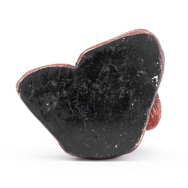 Burmese Seated Buddha Polychromed Wood Sculpture For Sale - Image 9 of 9