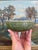 Vintage handcrafted ceramic bowl from the renowned Bat Trang pottery village in Vietnam. The exterior features an embossed...