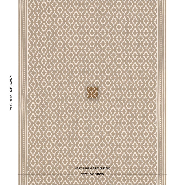 Inspired by Moroccan fretwork, this chic ogee design was based on the painted walls of Veere's entryway in Tangier. Also...