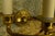 Gold Empire French Brass and Bronze Three-Light Wall Sconces, 1920s, Set of 2 For Sale - Image 8 of 18
