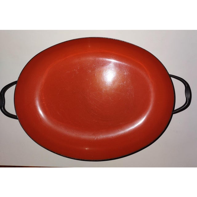 Mid-Century Modern Mid 20th Century Mid Century Modern Tableware, Enamel For Sale - Image 3 of 5