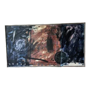 Late 20th Century Darryl Pottorf Untitled Modern Abstract Framed Original Painting