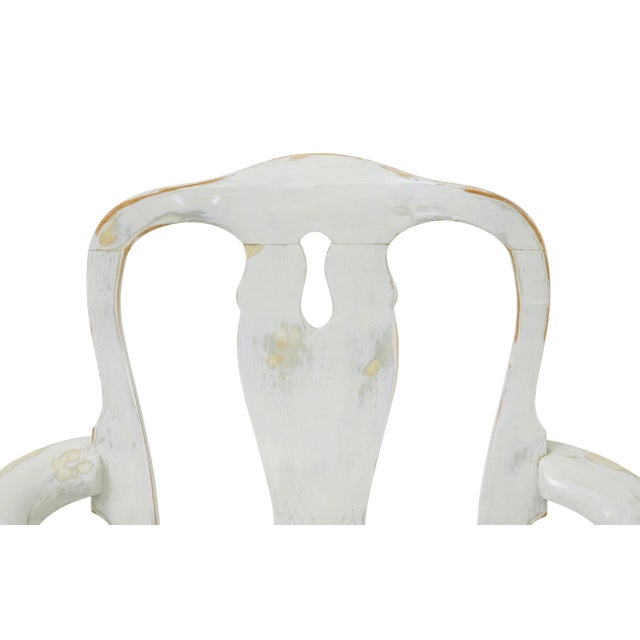 Wood Queen Anne Lacquered Dining Chairs, 1920s, Set of 14 For Sale - Image 7 of 13