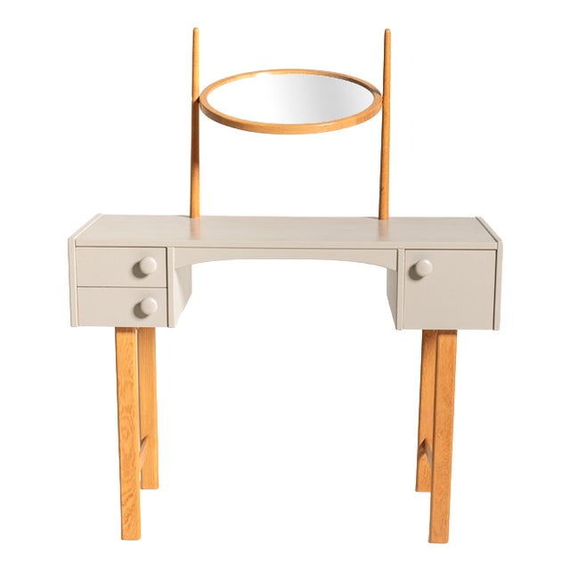 Casino Dressing Table in Oak by Sven Engström and Gunnar Myrstrand for Tingströms, Sweden, 1960s For Sale