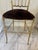 Pair of Vintage Italian Brass Chiavari High-Back Opera Chairs, 1960s — Palm Beach Estate For Sale - Image 10 of 12