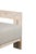 Paradiso Outdoor Solid Teak Wood Chair Natural Look - Grey Fabric For Sale - Image 4 of 9