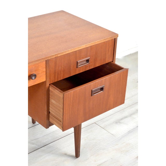 Wood Vintage Danish Teak Desk, 1960s For Sale - Image 7 of 9