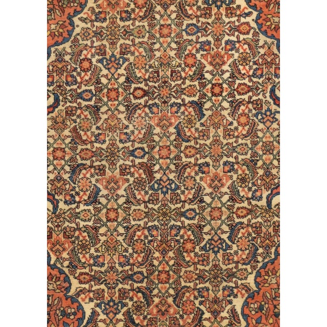 Late 18th Century Late 18th Century Antique Farahan Sarouk Rug 3'5'' x 5' For Sale - Image 5 of 11
