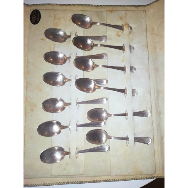Vintage Teaspoons in Silver, 1960s, Set of 12 For Sale - Image 6 of 11