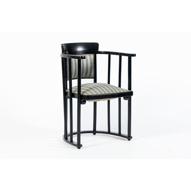 Vienna Secession Three Piece Bentwood Salon Set in the Style of Josef Hoffmann for J&j Kohn, Austria, Circa 1905 For Sale - Image 13 of 18
