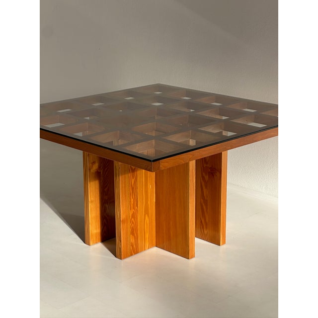 Brown Regolo Dining Table by Gianfranco Fini for Poltronova, 1970s For Sale - Image 8 of 8