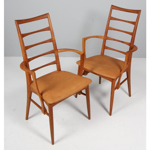 Armchair Model Lis in Oak by Niels Koefoed, 1960s, Set of 2 For Sale - Image 3 of 10